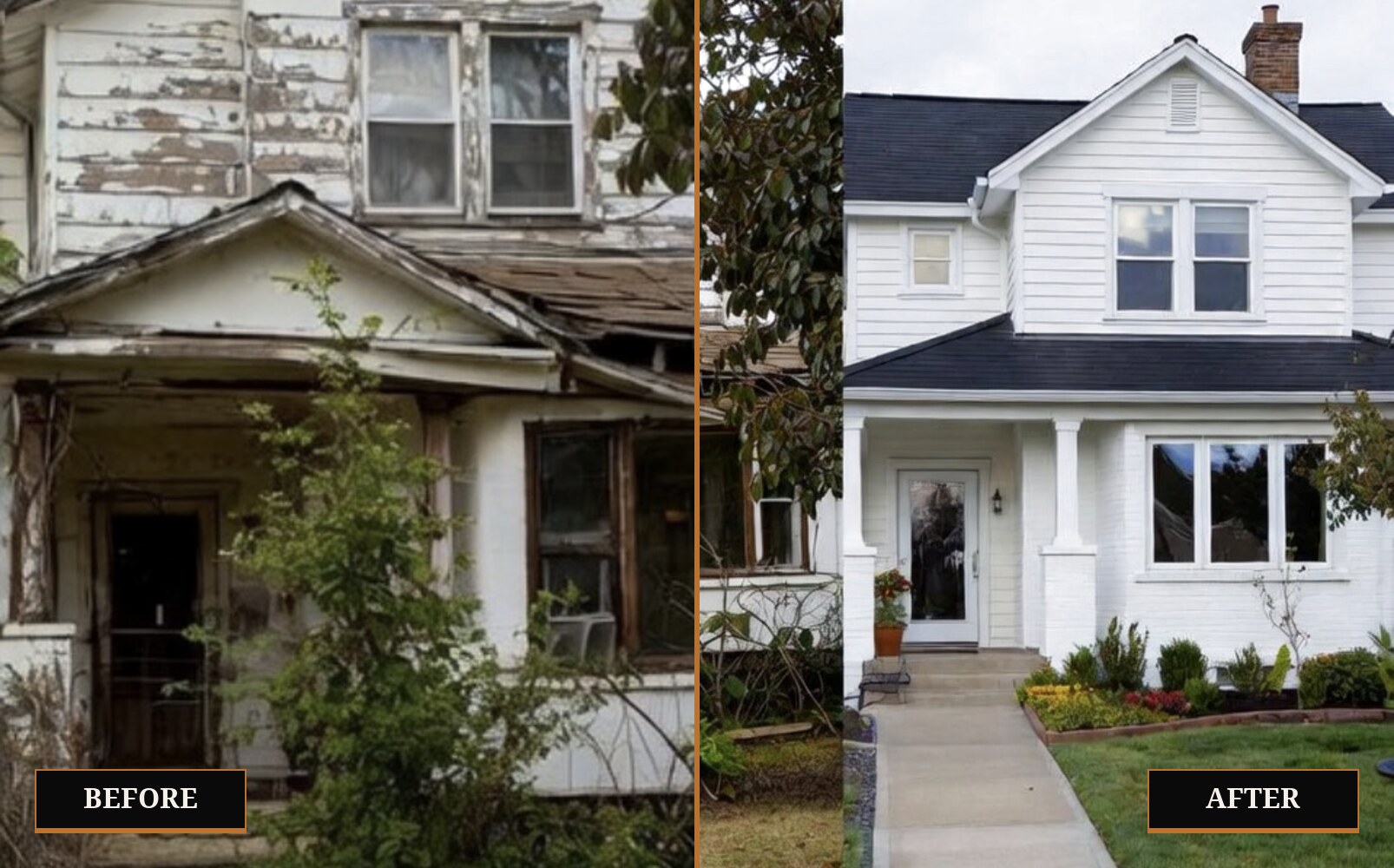 Whole-home renovation by On Point Design Construction — from stripped structure to fully restored, refinished home